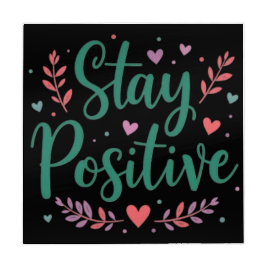 Stay Positive Handwriten Mahjong Mats