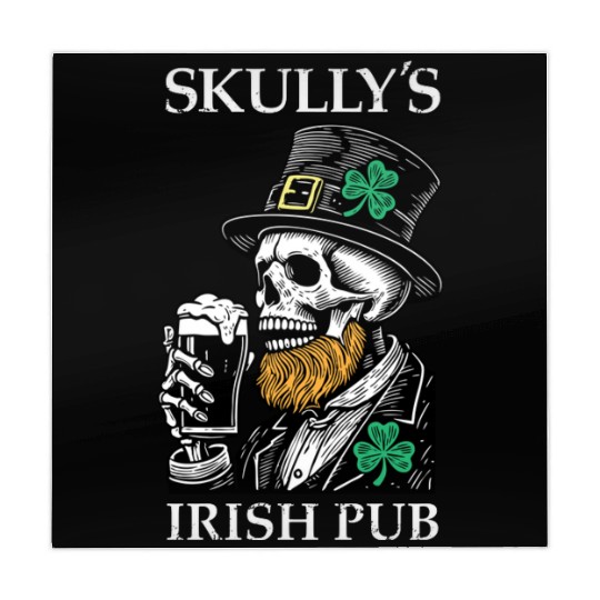 Skully's Irish Pub Skull St. Patrick's Day 2025 Sh Mahjong Mats