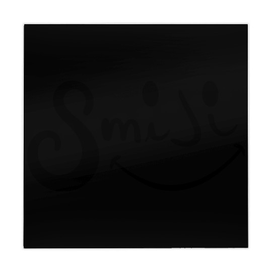 Smile Typography Art – A Happy Face in Every Lette Mahjong Mats