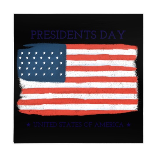 US flag.Presidents Day Mahjong Mats