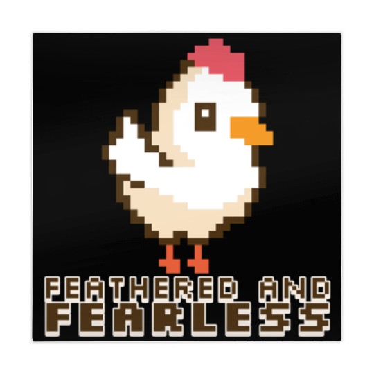 Feathered and Fearless: Bold 8-Bit Chicken Mahjong Mats