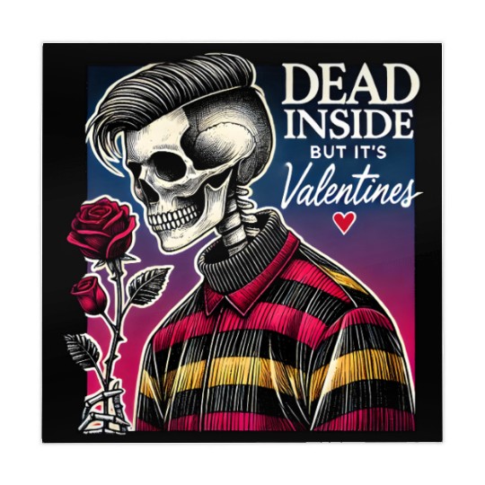 Dead Inside But It s Valentines Funny Mahjong Mats