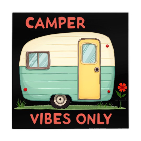 Camper Vibes Only: Nature Camping Mahjong Mats