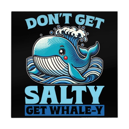 Whale Watching Don't Get Salty Get Sea Creatures Mahjong Mats