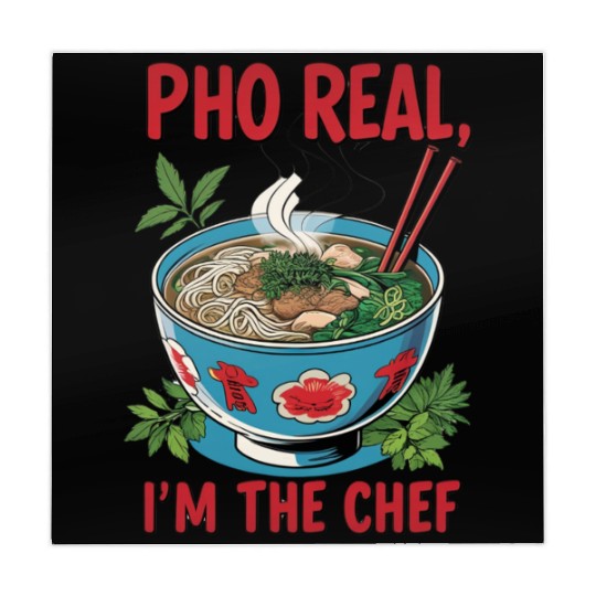 Pho Real Im The Chef Asian Chef Mahjong Mats