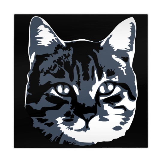 Cat Lover Realistic Pet Face Cute Cool Kitten Head Mahjong Mats