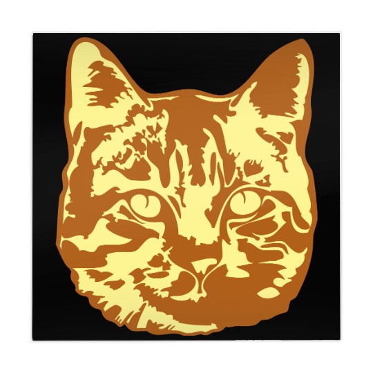 Cat Lover Realistic Pet Face Cute Cool Kitten Head Mahjong Mats