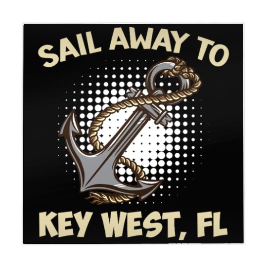 Florida Keys SAIL AWAY TO KEY-WEST Sailing Outfit Mahjong Mats