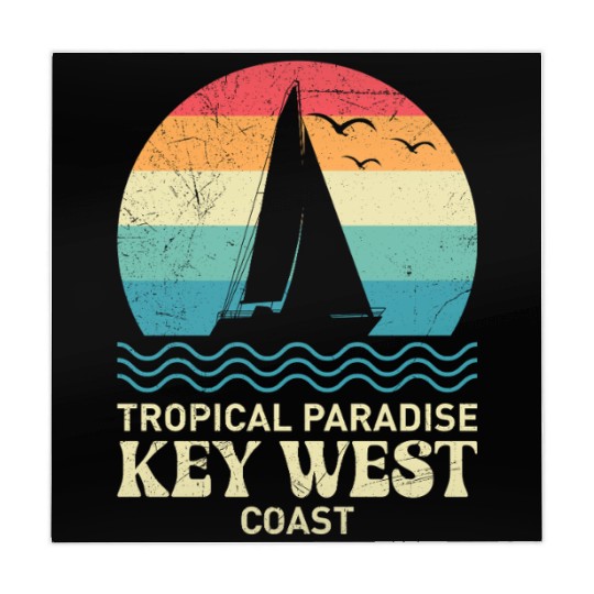 Florida TROPICAL PARADISE KEY-WEST COAST Mahjong Mats