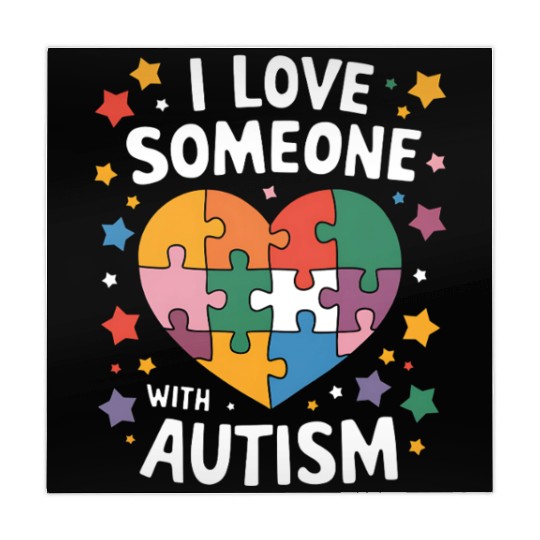 I Love Someone With Autism Autistic Awareness Mahjong Mats