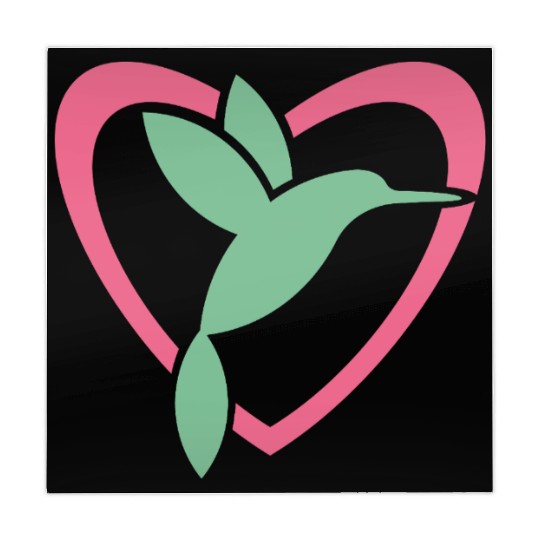 Hummingbird Heart For Birds Lovers Mahjong Mats