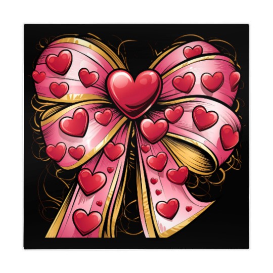 Valentine day Heart Coquette bow Bowtiful Arrangem Mahjong Mats
