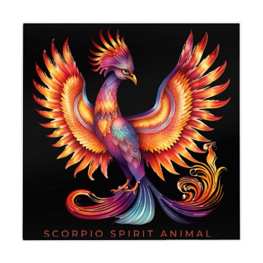 Scorpio Spirit Animal Phenix Alebrije Female Mahjong Mats