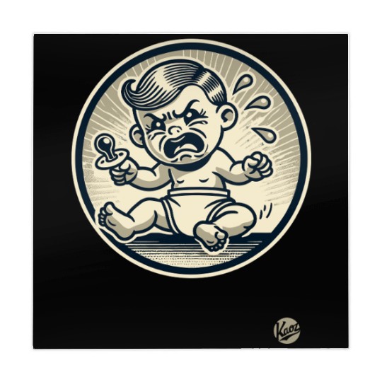 Spoiled Crybaby – Vintage Cartoon Mahjong Mats