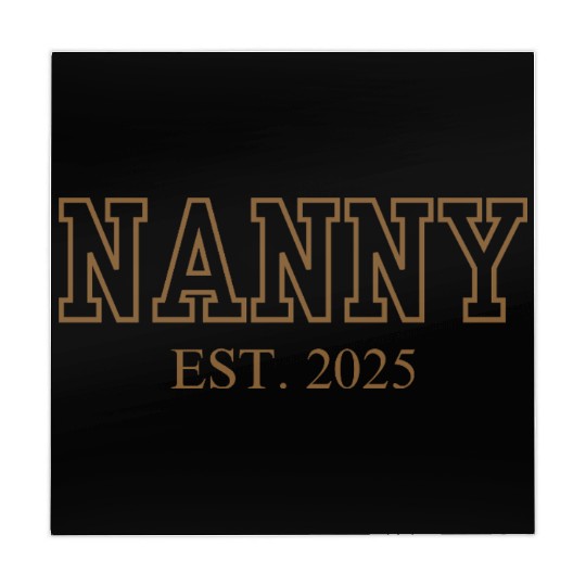 Nanny Est. 2025 (Brown Font) Mahjong Mats