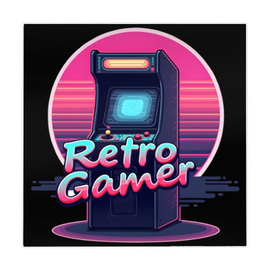 retro gamer in retro style oldschool gamer Mahjong Mats