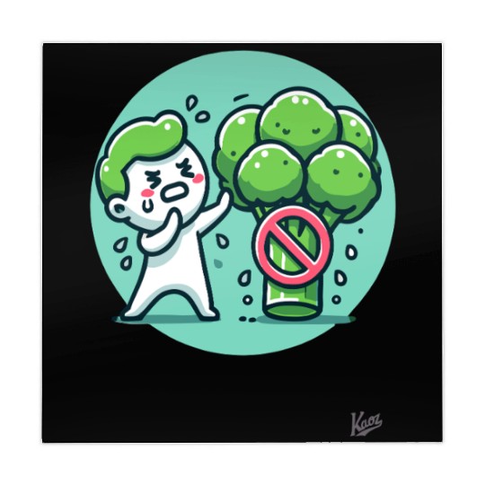 No Broccoli – Funny Anti-Veggie Design Mahjong Mats