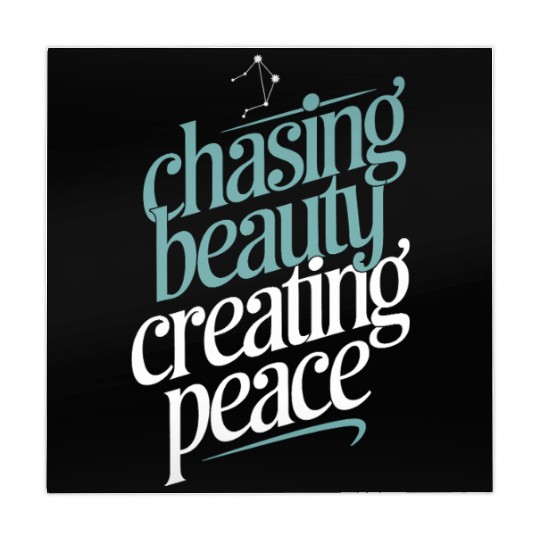 Libra Zodiac Chasing Beauty Creating Peace Mahjong Mats