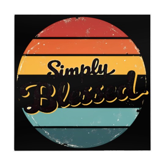 Simply Blessing, Simply Blessed Motivational Quote Mahjong Mats