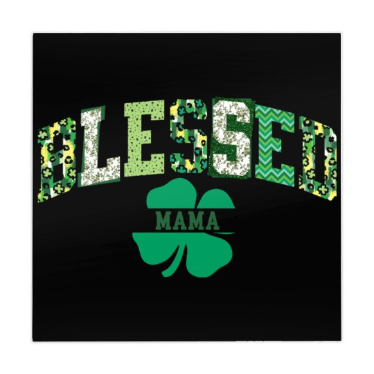 Blessed Mama St Patricks Day Spring and Summer Mahjong Mats