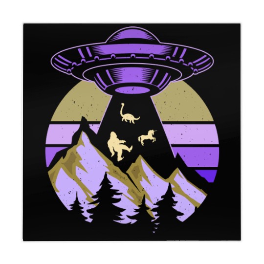 UFO-Bigfoot Nessie Unicorn Mahjong Mats