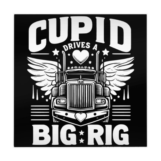 Cupid Drives a Big Rig Mahjong Mats