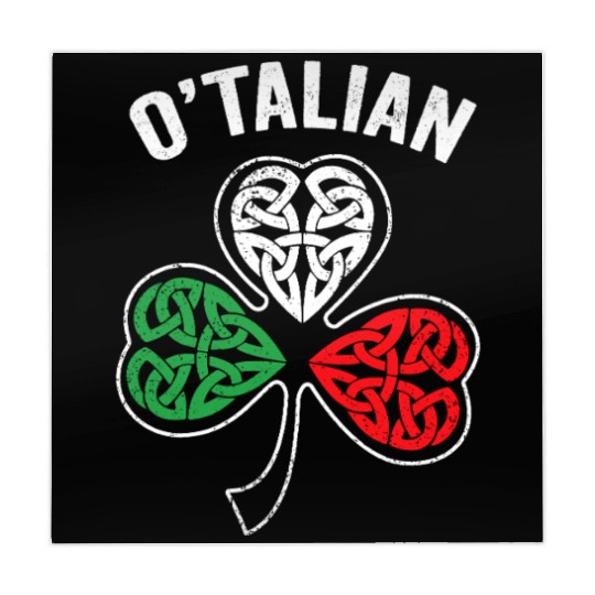 O'talian St Patricks Day Italian Italy Flag Italia Mahjong Mats