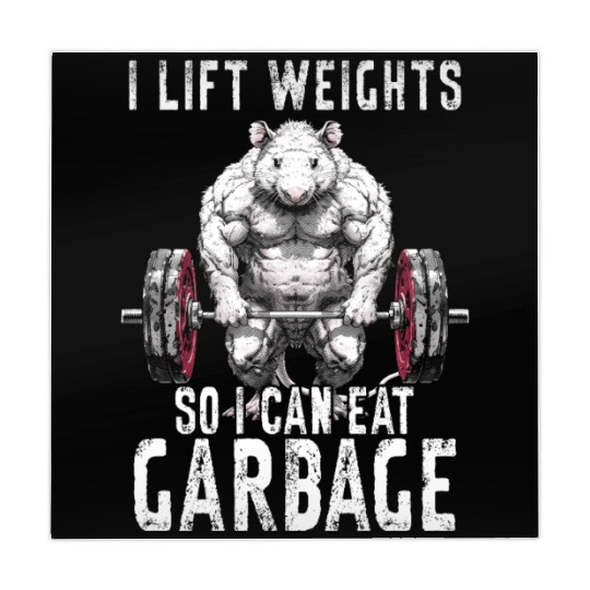 Opossum Workout Weightlifting Gym Gift Mahjong Mats