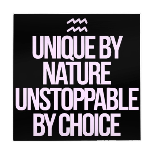 Unique By Nature Aquarius Character Zodiac Mahjong Mats