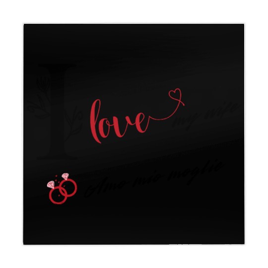 I love my wife \ Amo mia moglie Mahjong Mats