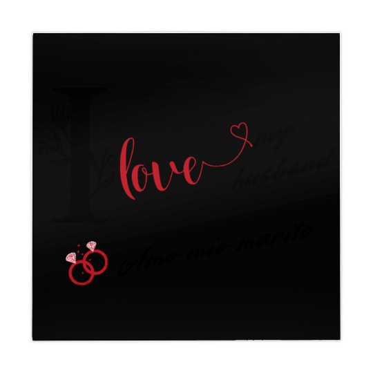 I love my husband / Amo mio marito Mahjong Mats