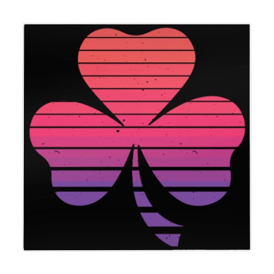 Vintage Sunset Shamrock St. Patrick's Day Mahjong Mats