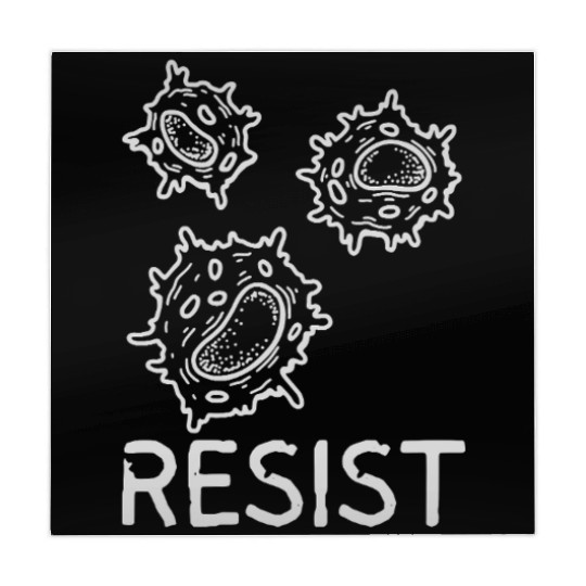 Immune Cell Resist Design – Science & Activism Art Mahjong Mats