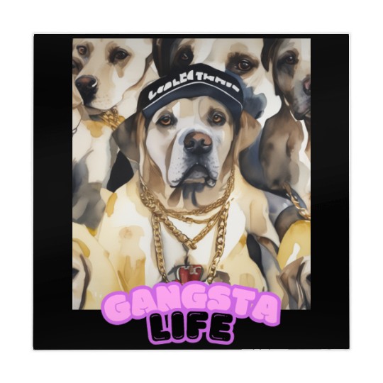 Gangsta Life Labrador 5 Mahjong Mats