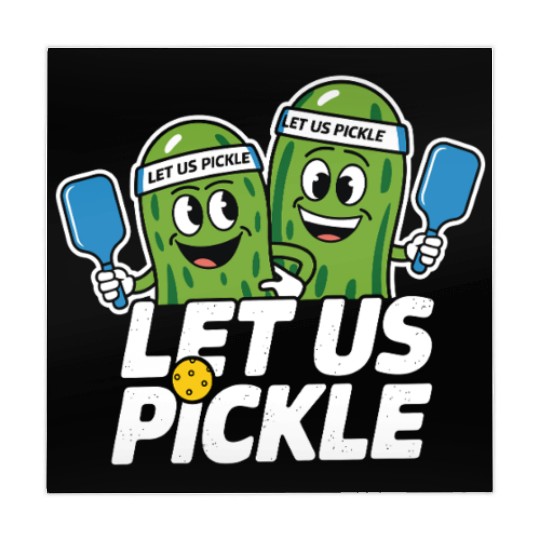 Funny Pickleball Cucumber Lover Ball Sport Mahjong Mats