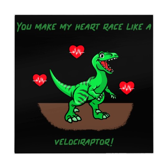 You Make My Heart Race Like a Velociraptor! Mahjong Mats