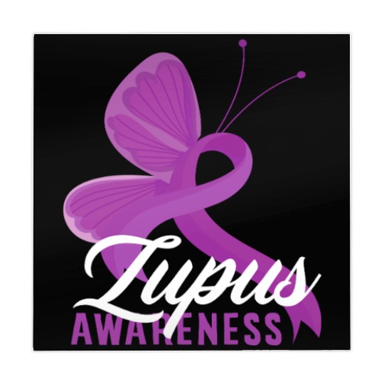 Lupus Awareness Butterfly Embrace Mahjong Mats