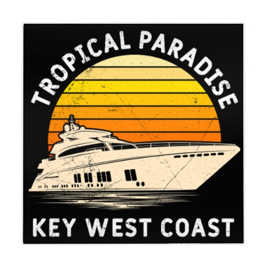 Florida TROPICAL PARADISE KEY-WEST COAST Mahjong Mats