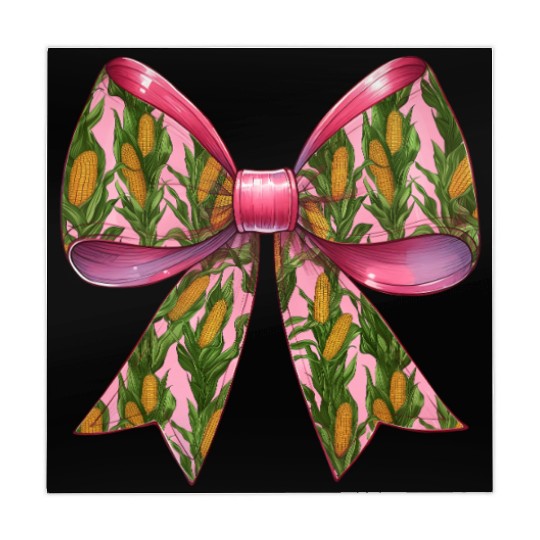 Coquette Bow Corn Pattern Farmer Farming Mahjong Mats