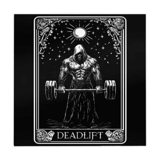 Death Tarot Deadlift Skeleton Deadlift Tarot Card Mahjong Mats