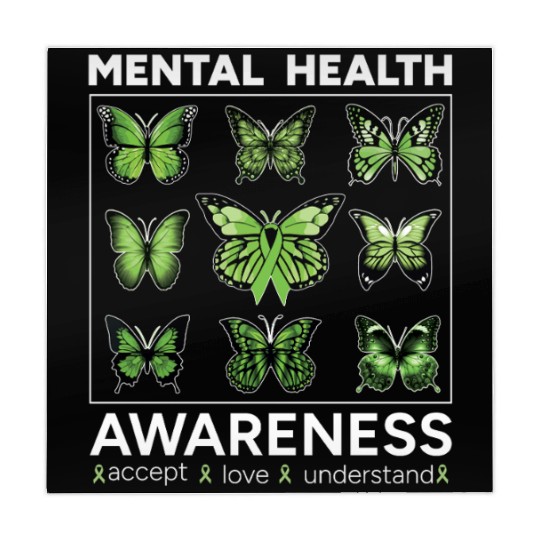 Accept Love Understand Mental Health Awareness Mahjong Mats