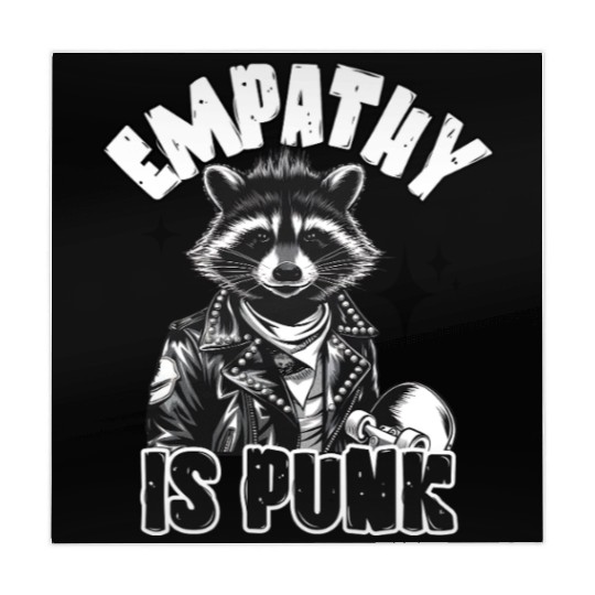Empathy is PUNK Raccoon Mahjong Mats