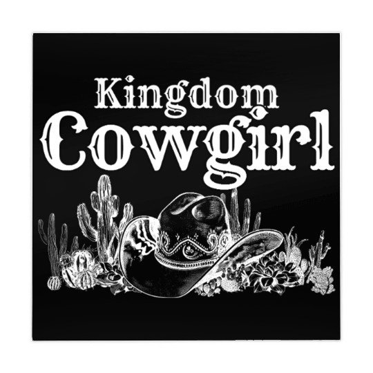 Kingdom Cowgirl Christian Vintage Country Wear Mahjong Mats