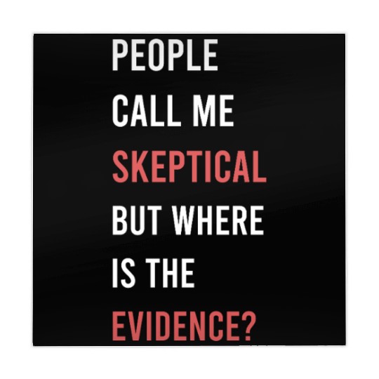 People Call Me Skeptical Philosophy Humor Mahjong Mats