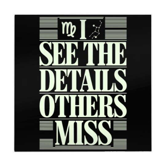 Virgo Zodiac I See The Details Others Miss Mahjong Mats