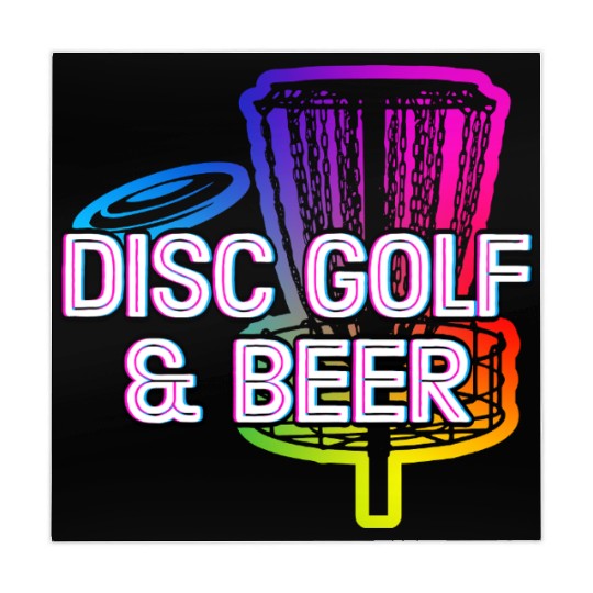 Disc Golf and Beer Drinking Outdoor Game Drinker Mahjong Mats