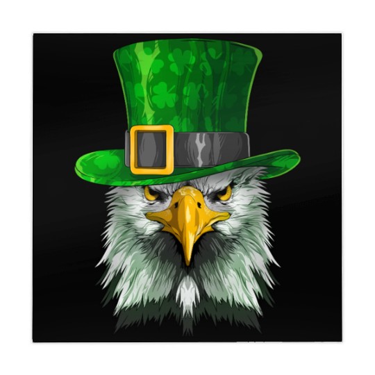 Lucky Bald Eagle St. Patrick’s Day – Irish Pride Mahjong Mats