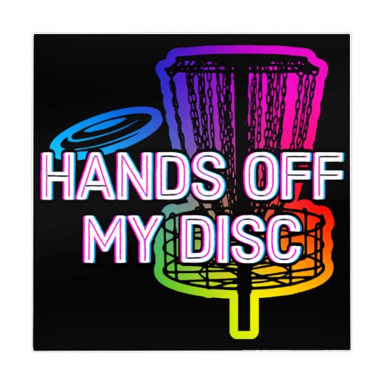 Hands Off My Disc Funny Disc Golf Humor Golfer Mahjong Mats