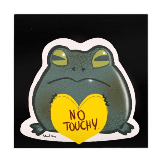 NO Touchy! Grumpy toad. Mahjong Mats