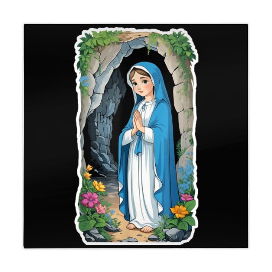Our Lady of Lourdes St Bernadette Immaculate Mary Mahjong Mats